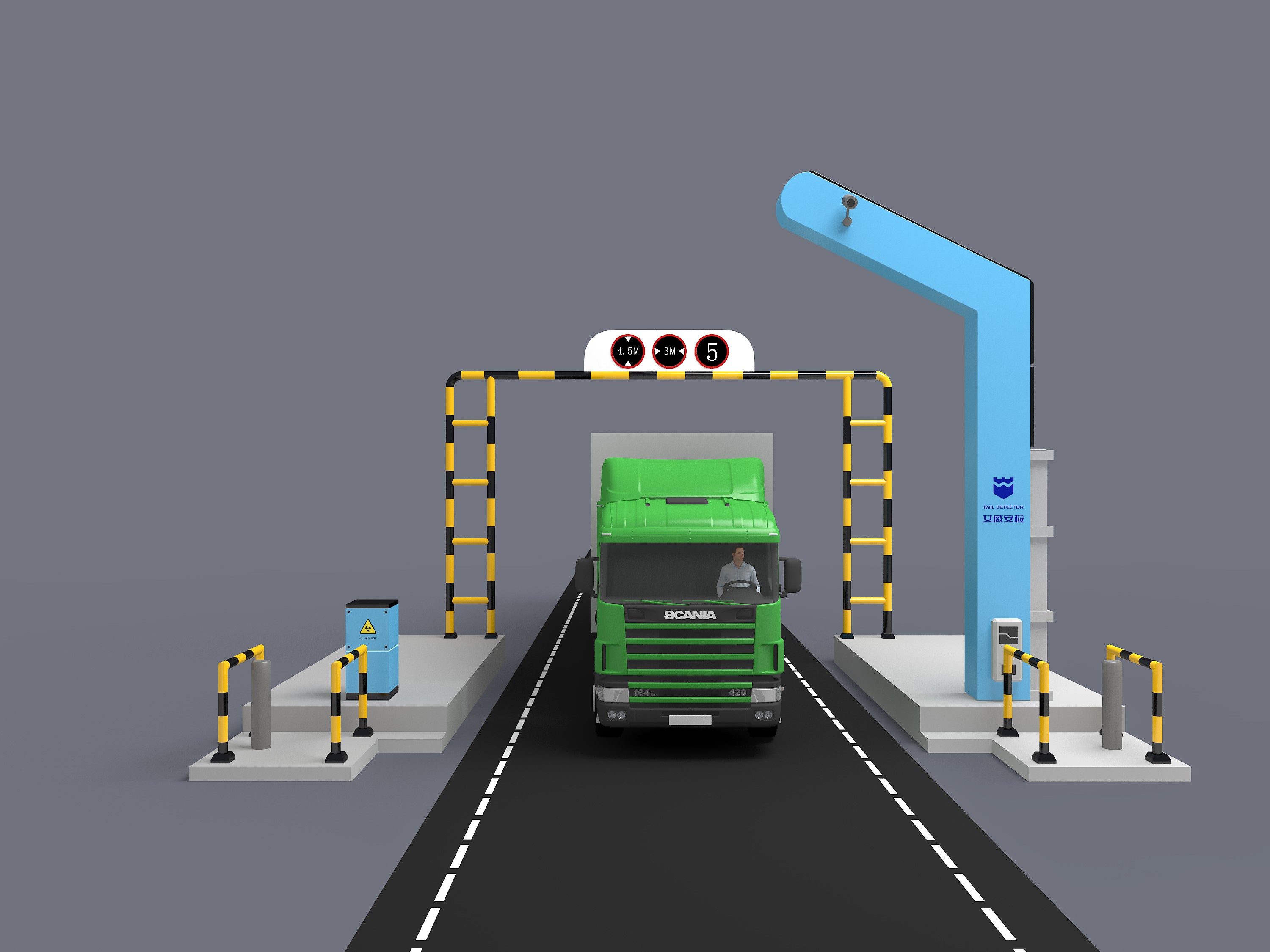 IWILDT? AN-28003000高速公路綠通檢查系統(tǒng)