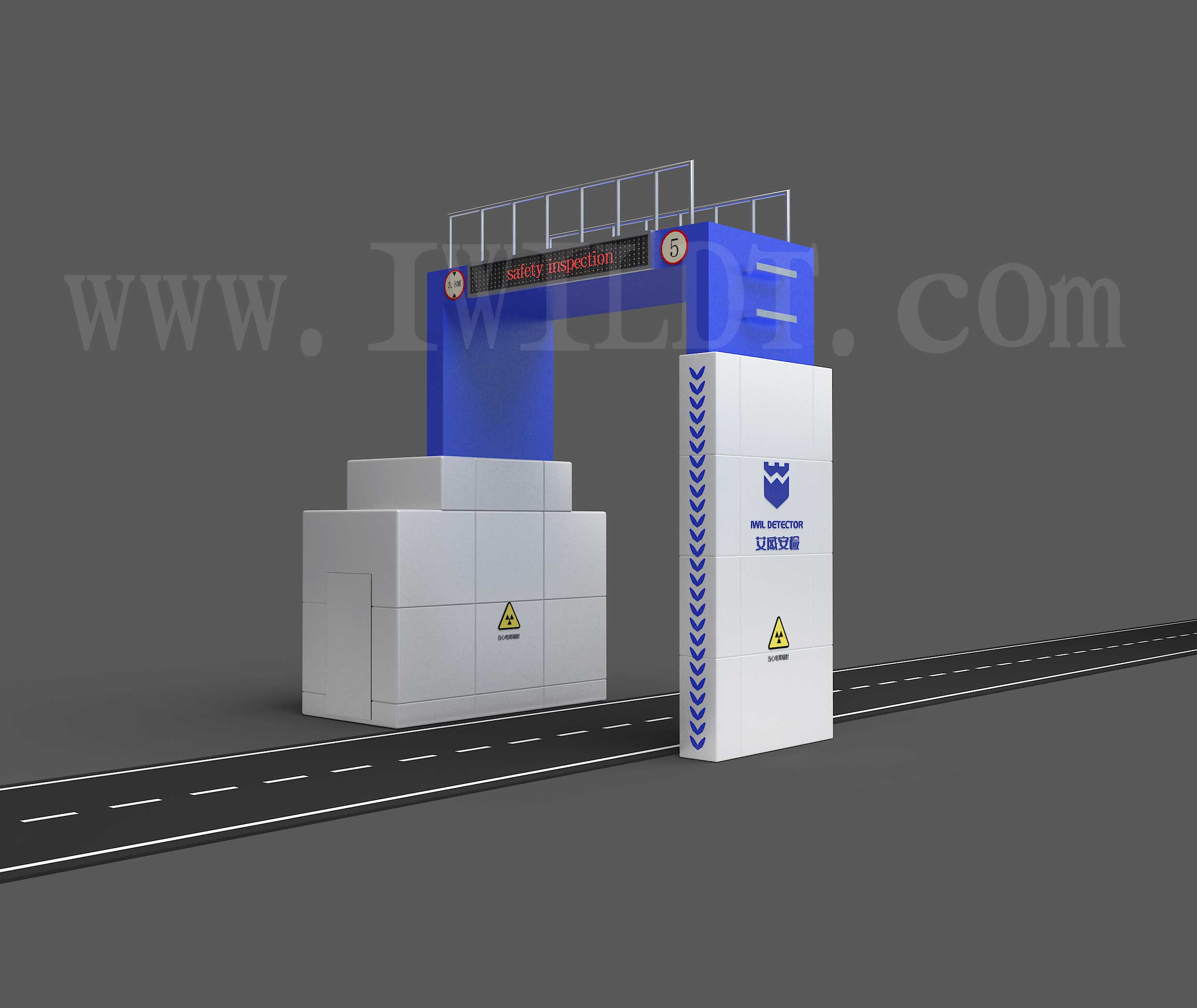 高能X射線安檢系列——IWILDT? AN-48002800S光子探測(cè)汽車集裝箱安檢機(jī)